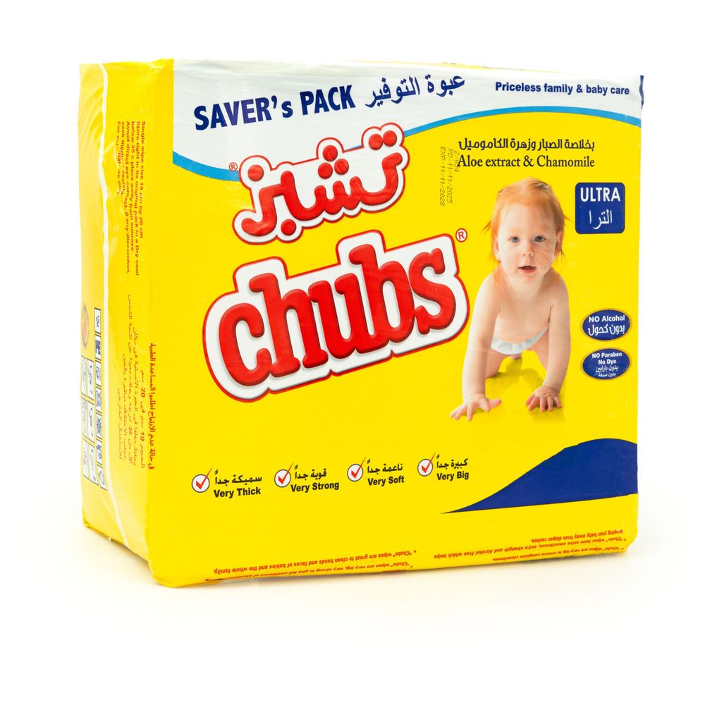 Chubs - Baby Ultra Aloe Extract & Chamomile Wet Wipes