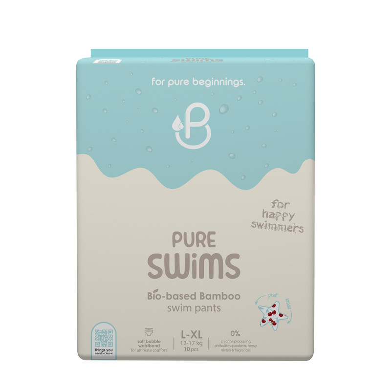 Pureborn - Baby Swim Diaper Pants - L-XL - 12-17 kg - 10 Pcs