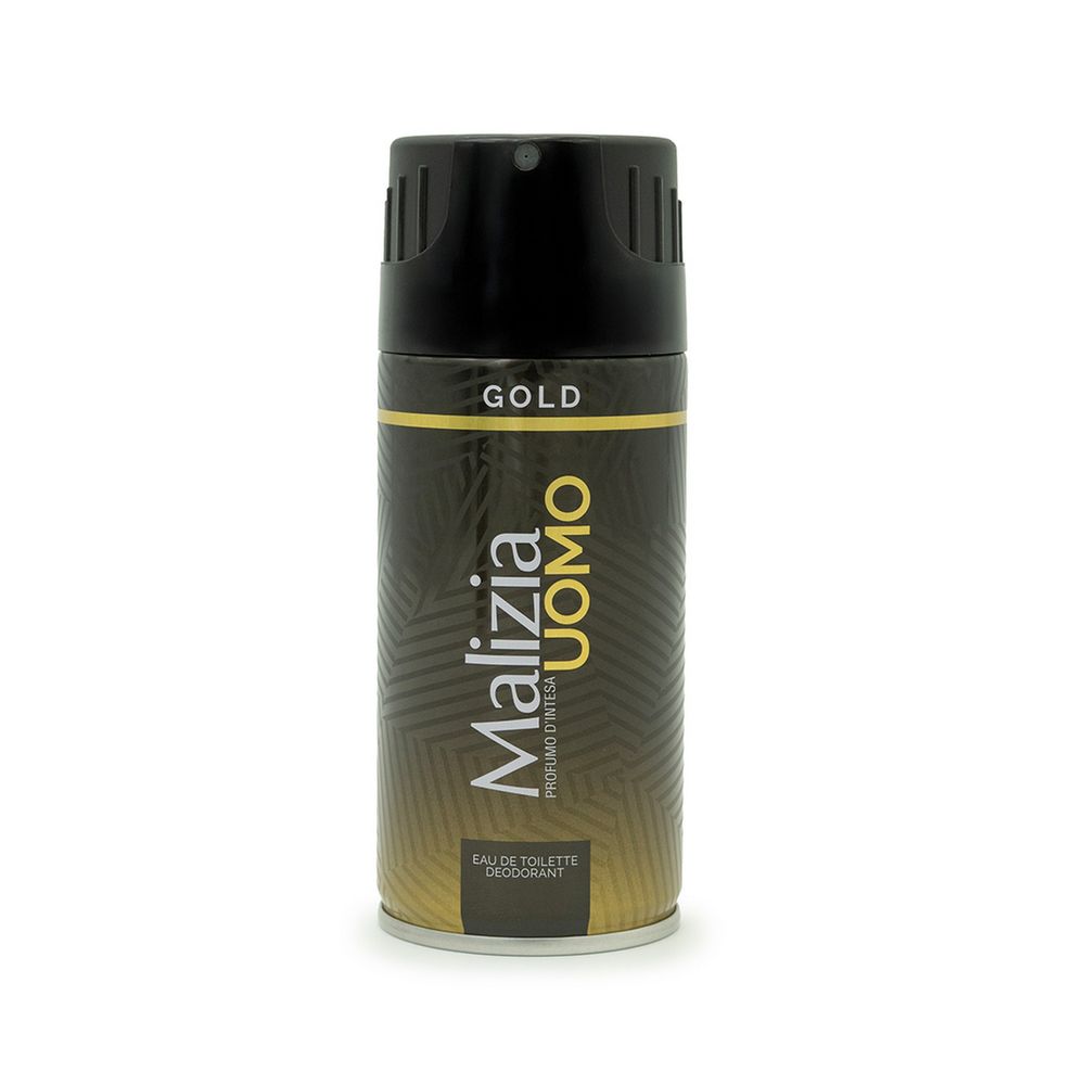 Malizia - Uomo Gold Mens Deodorant Spray - 150ml