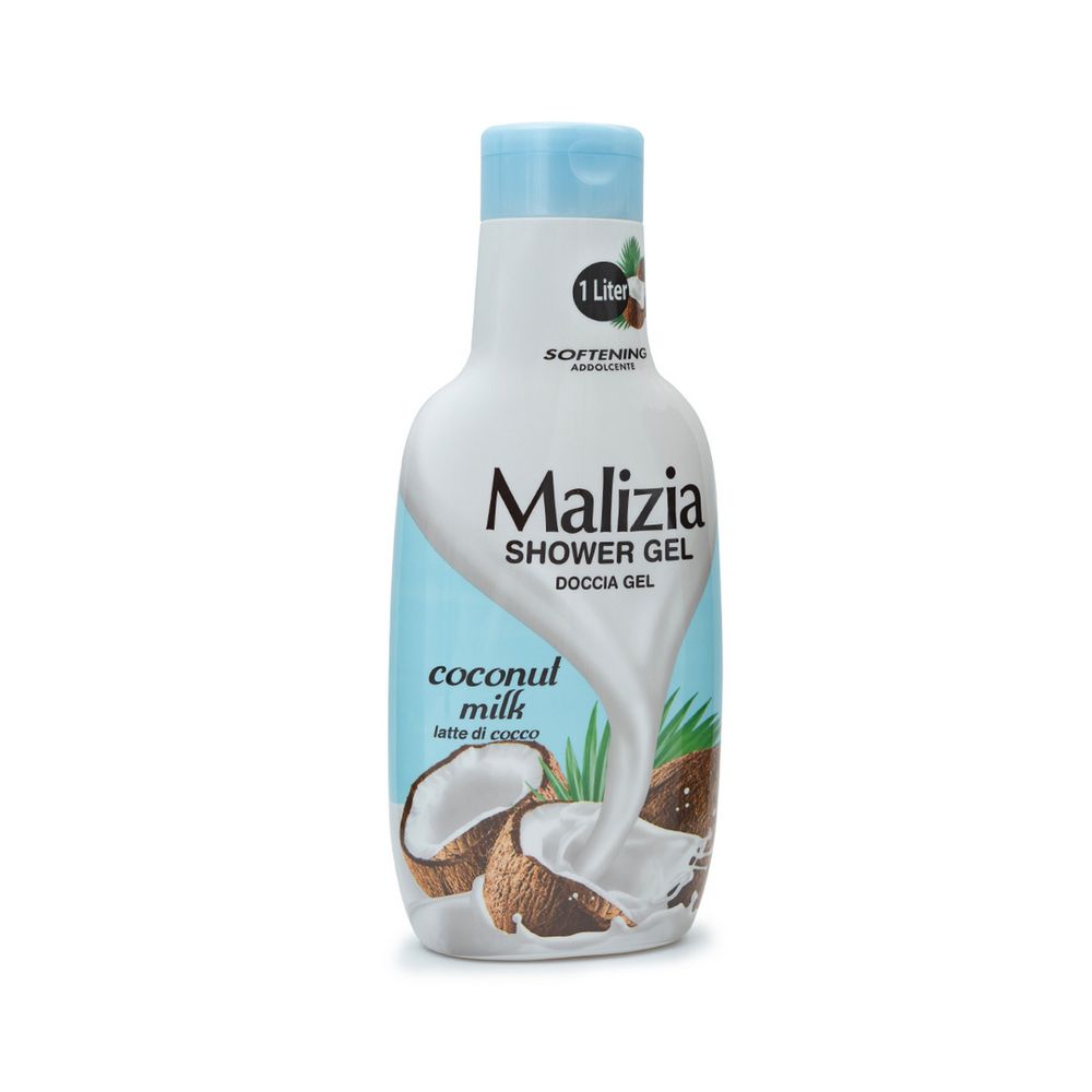Malizia - Coconut Milk Mens Shower Gel - 1000ml