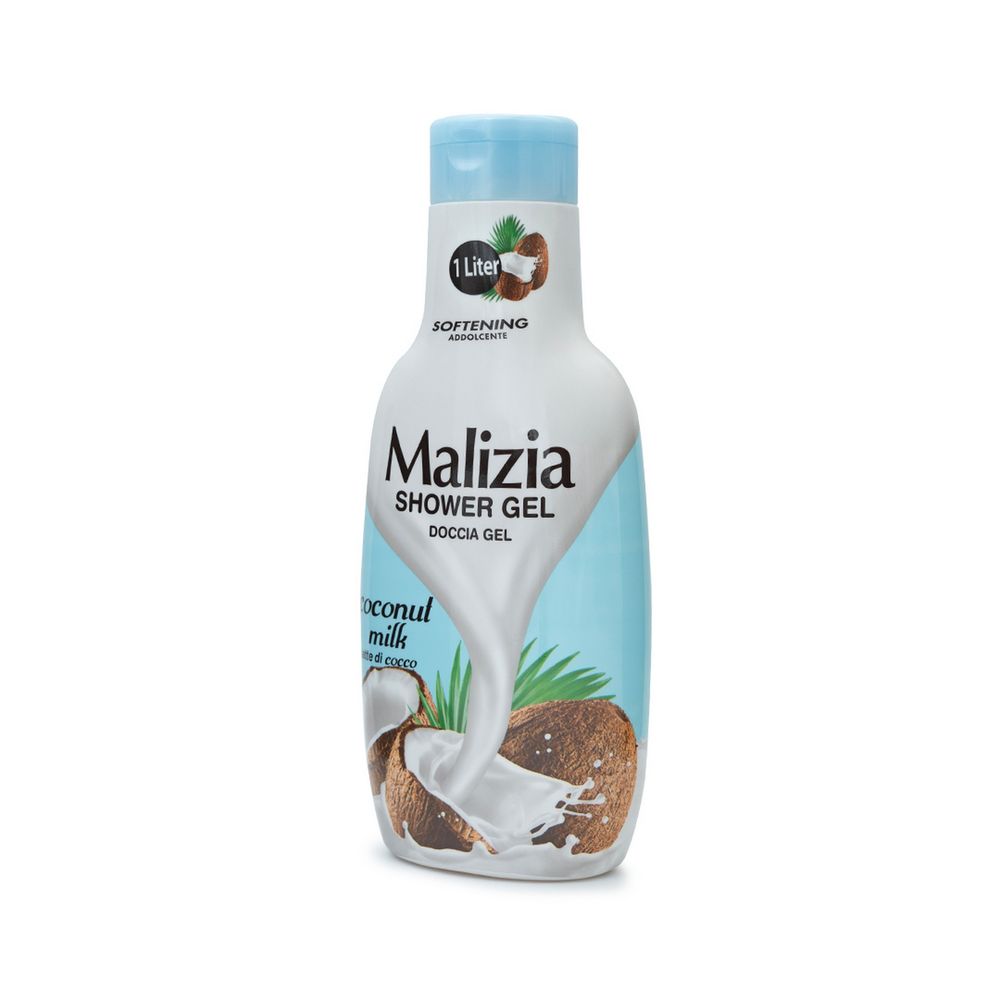 Malizia - Coconut Milk Mens Shower Gel - 1000ml