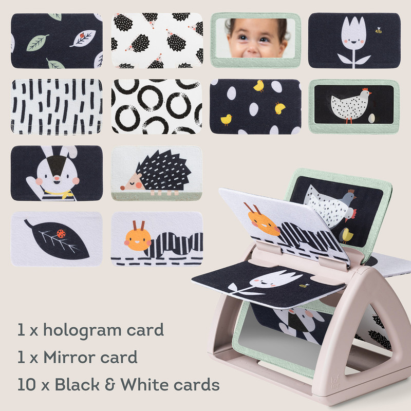 Taf Toys - Black & White Spinning Book