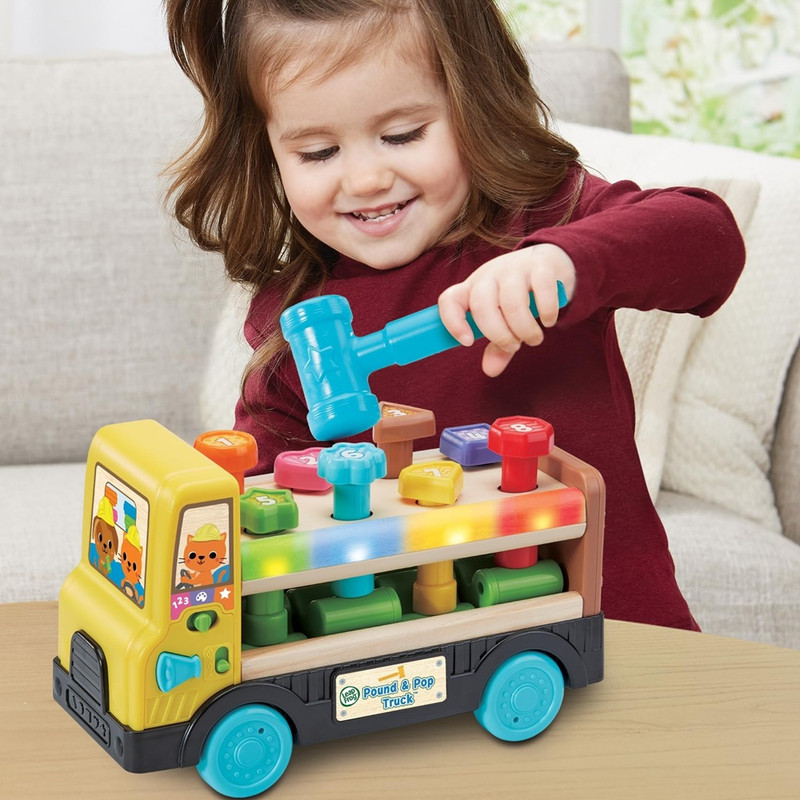 ليب فروغ - لعبة الشاحنة التفاعلية بالطرق والفرقعة