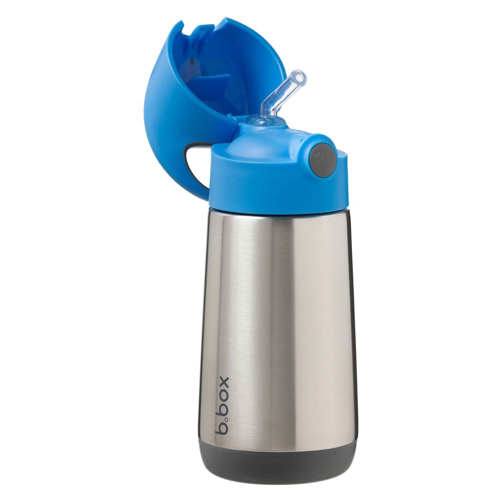B.box - Hydratio Stainless Steel Drink Bottle - Blue Slate - 350ml