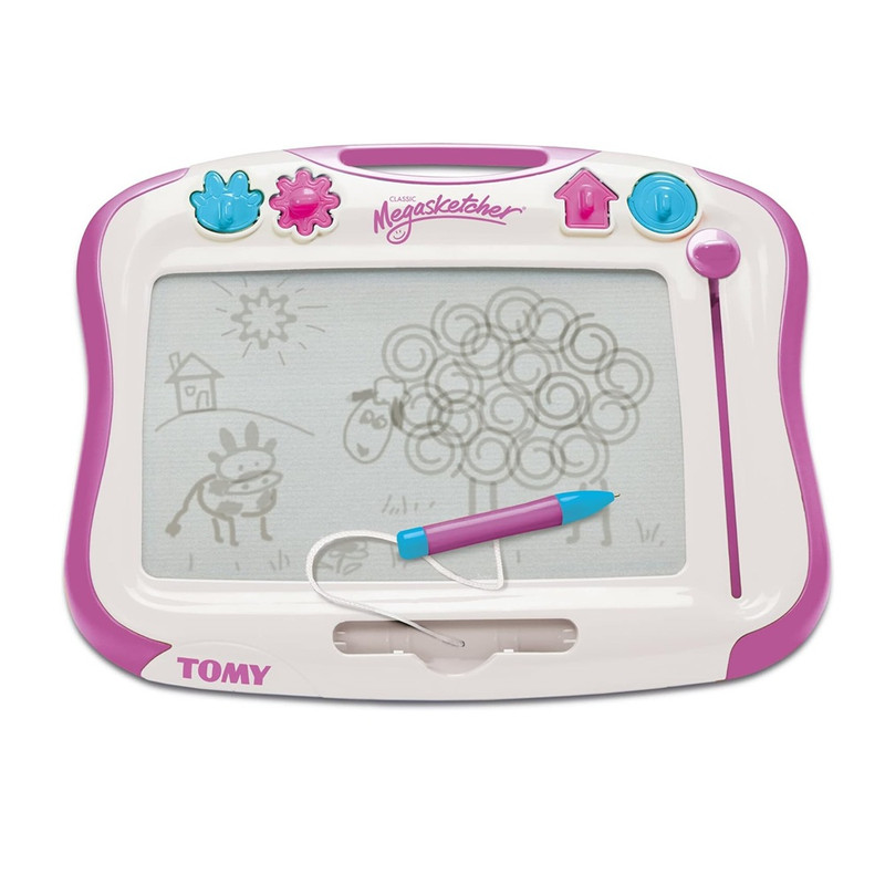 Tomy - Megasketcher Magnetic Drawing Board - Classic Purple  - For Ages 3 Years And Above
