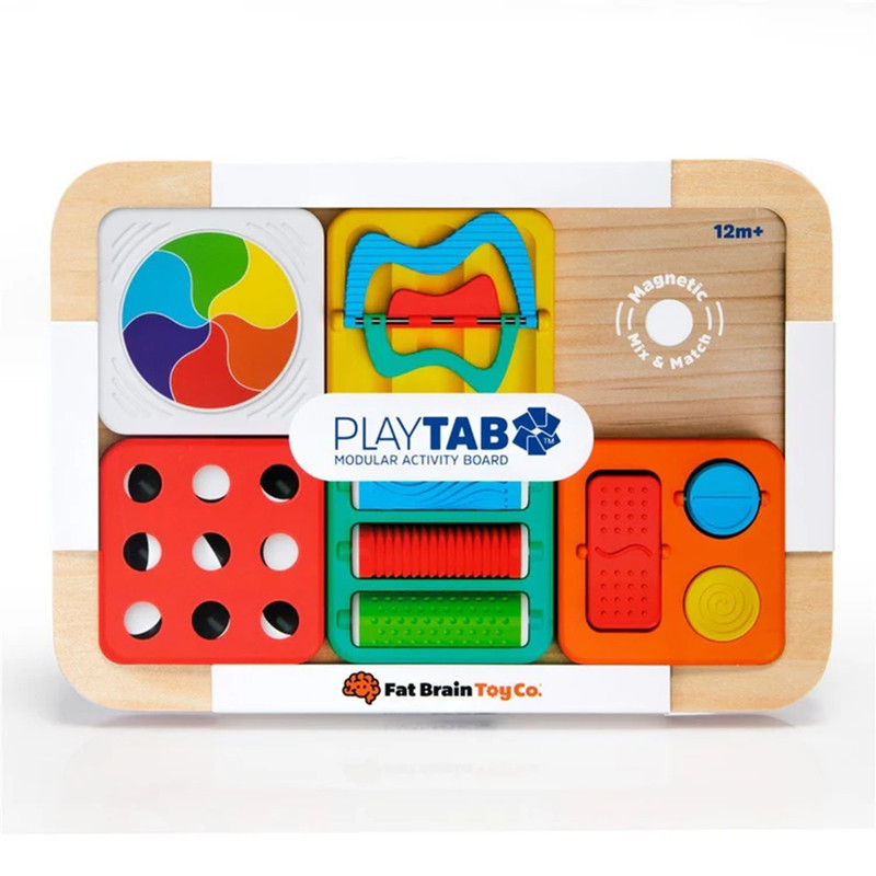 Fat Brain Toys Playtab Base Board Interactive Learning Board - Brown