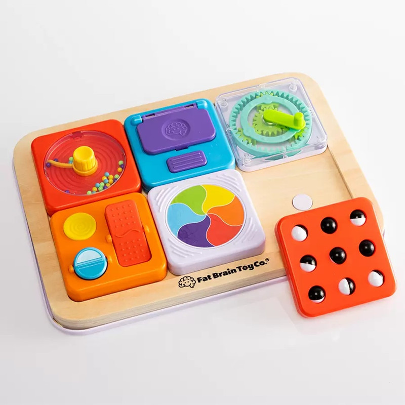 Fat Brain Toys Playtab Base Board Interactive Learning Board - Brown