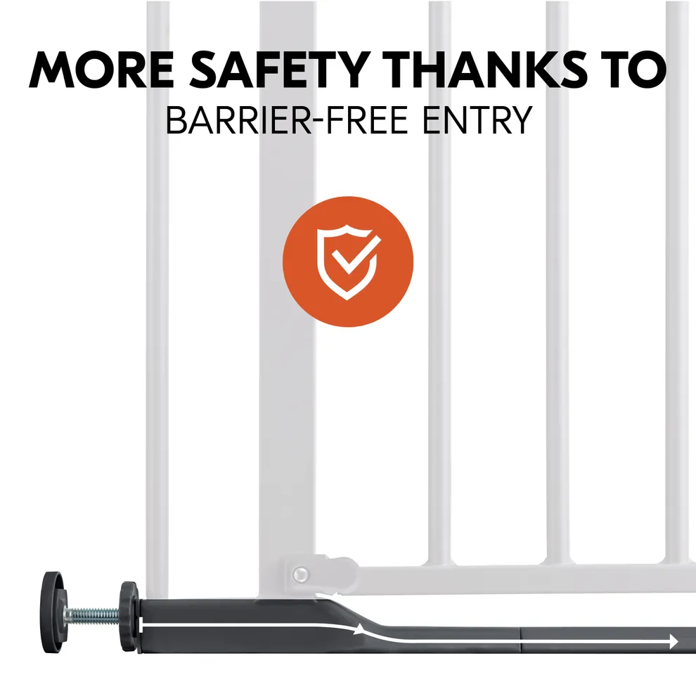 Hauck - Clear Step Autoclose 2 - Dark Grey - 75-80 cm