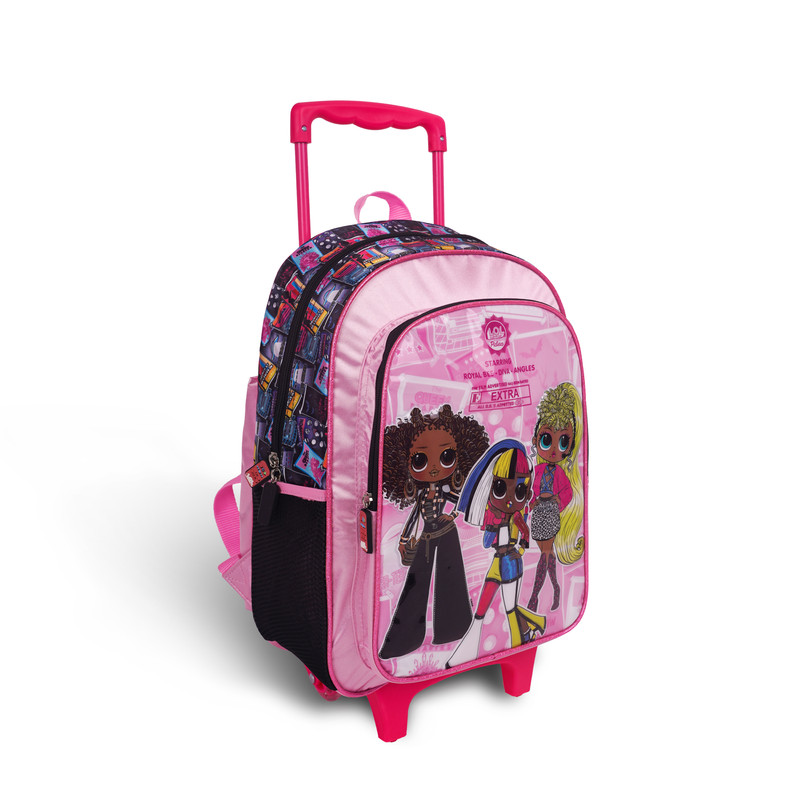 MGA Entertainment - 5-In-1 Lol Royal Bae Trolley Bag School Set