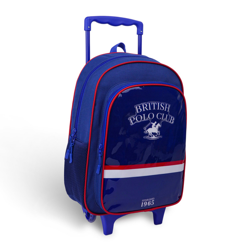 Trucare - Motto CBPC1 5in1 Trolley Box Set - 16-Inch Trolley With Lunch Bag, Water Bottle, Pencil Case & Lunch Box - Blue