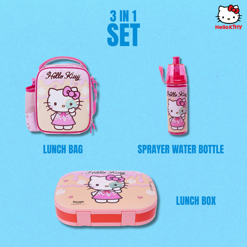 Sanrio - Hello Kitty Smash 3-in-1 Lunch Set - 3pcs
