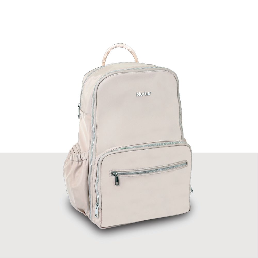 Nurtur Cozi - Maverick Maternity Diaper Backpack - Beige