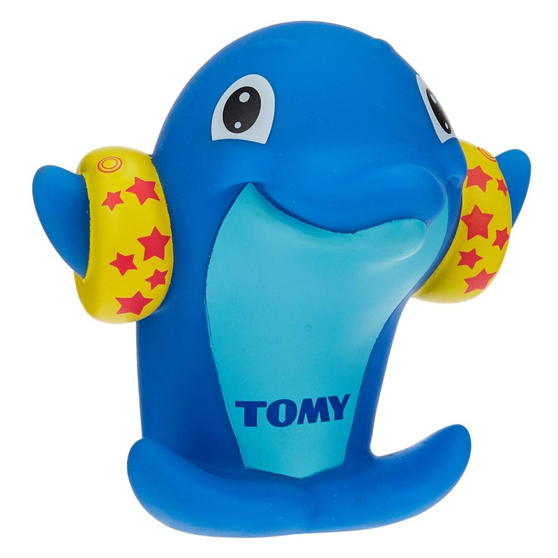 Tomy Toomies - Water Whistler Baby Bathtime Fun Dolphin Toy - 9m And Above