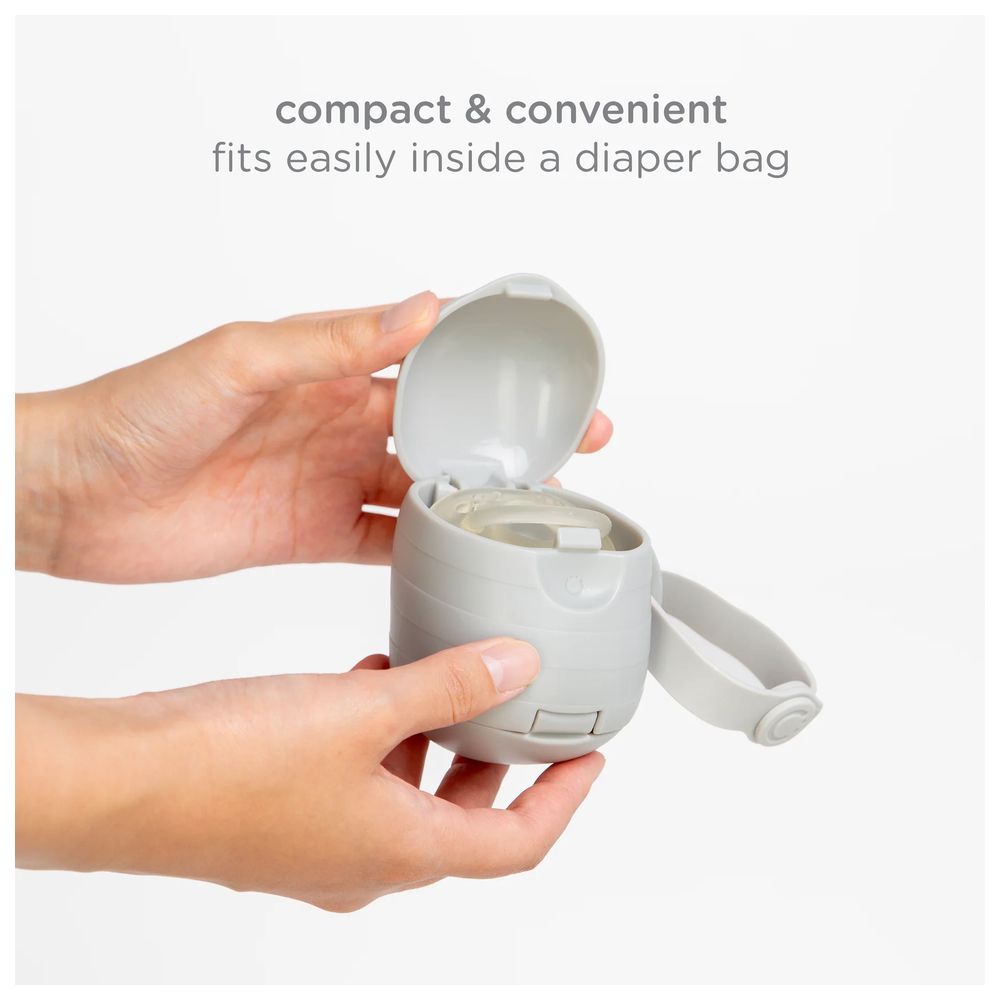 Ubbi - OTG Pacifier Holder - Taupe