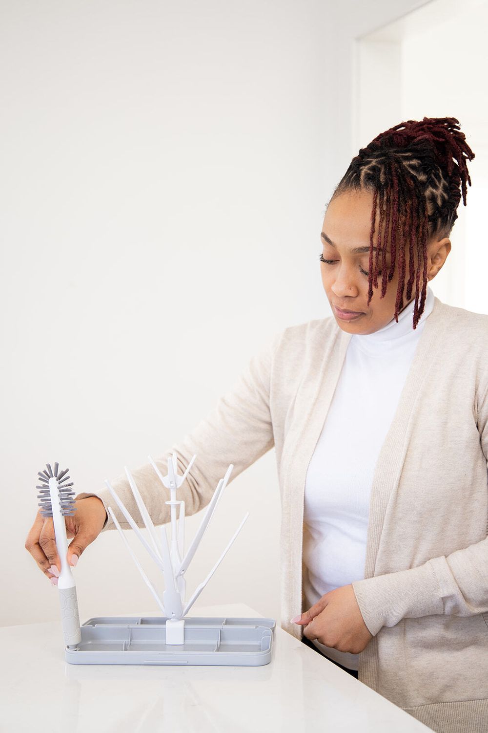 Ubbi - OTG Drying Rack Set - 4 Pcs - Grey