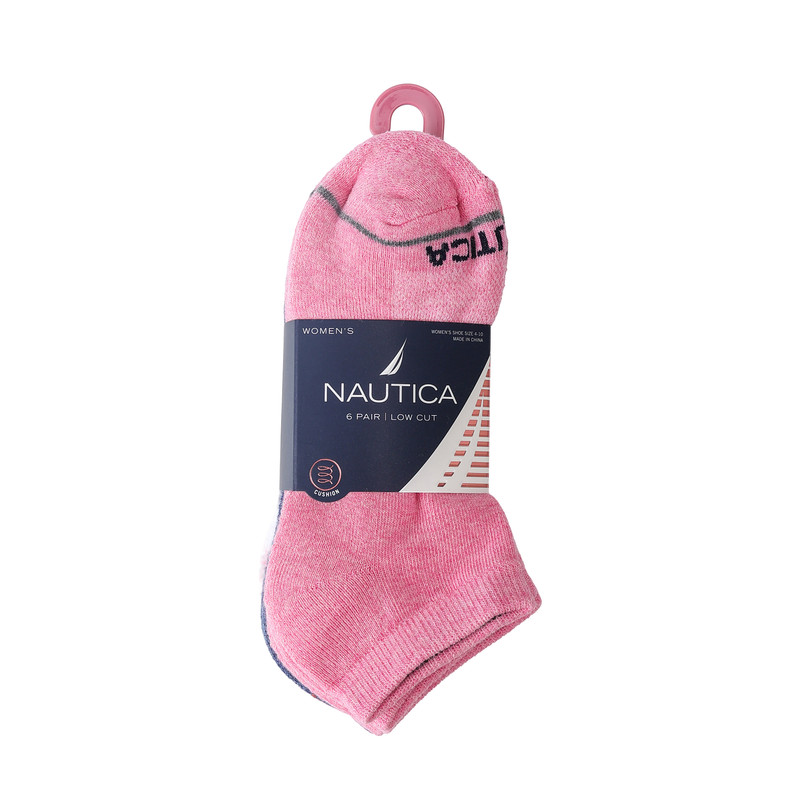 Nautica - Womens Quarter Socks - Pack of 6