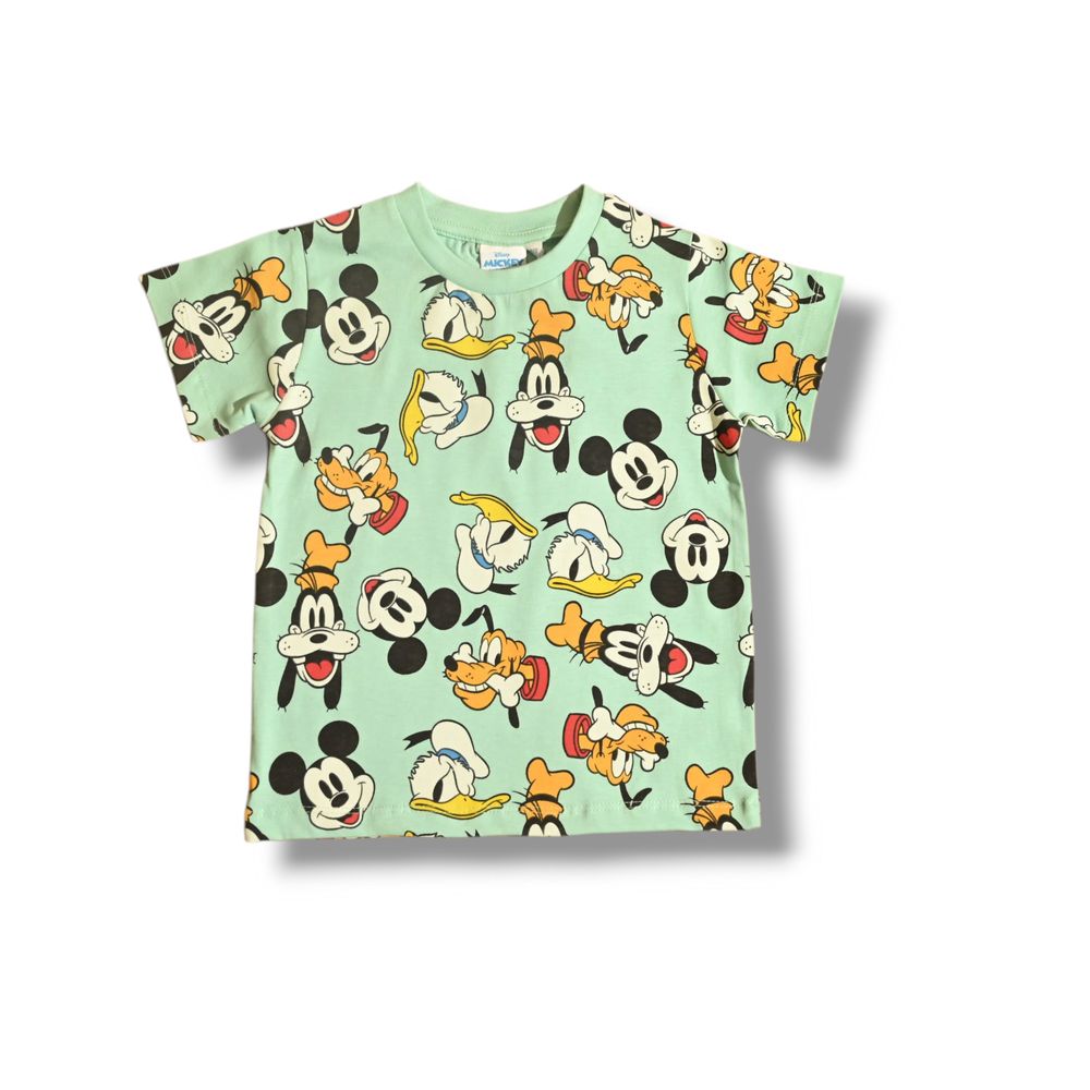 Mickey & Friends - Boys T-shirt And Short Set - Mint