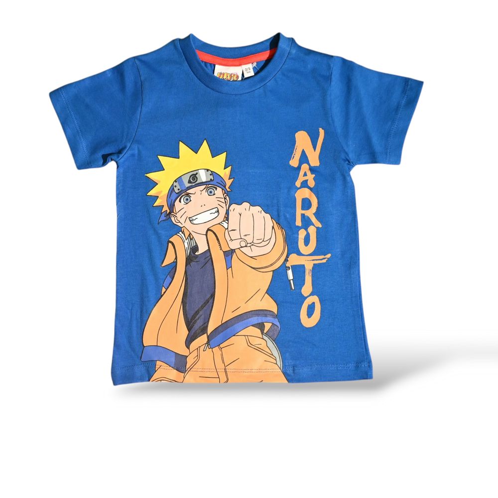 Naruto - Boys Short Sleeve Pajama Set - Blue/Red