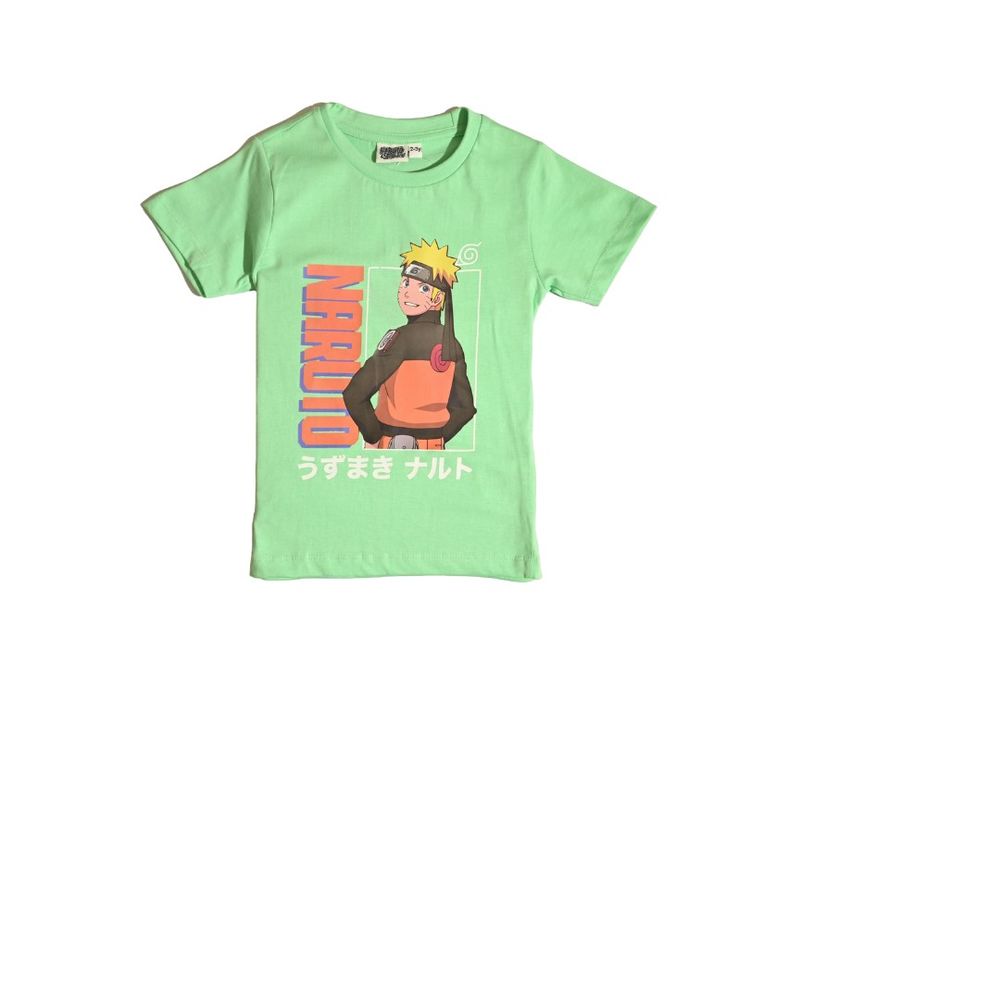 Naruto - 2pc-Set - Boy's T-Shirt & Short - Green/White