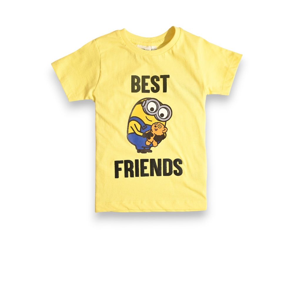 Minions - Boys Short Sleeve T-Shirt - Best Friends