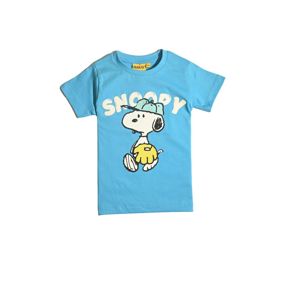 Peanuts - Boys Short Sleeve T-Shirt - Blue