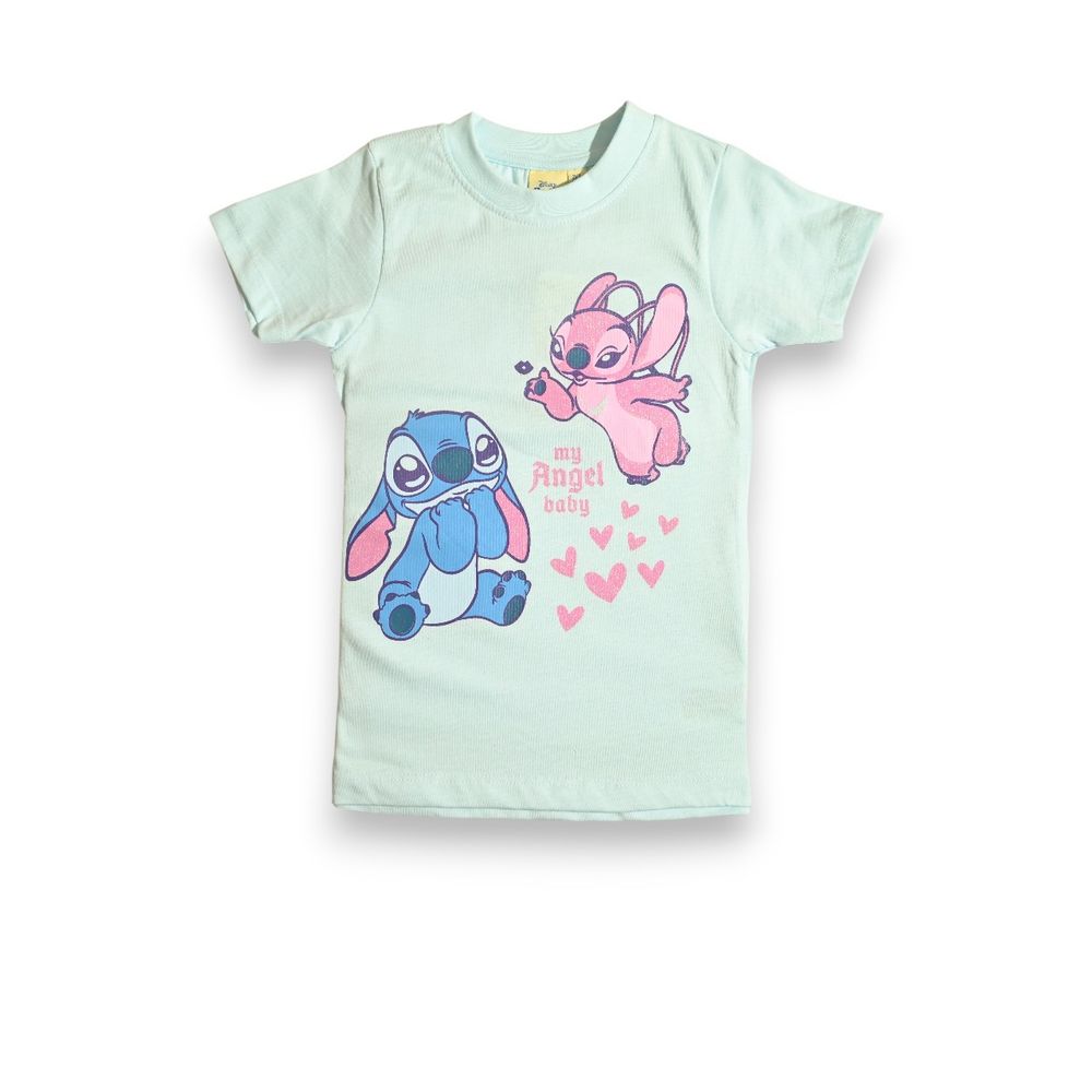 Lilo & Stitch - Girls Short Sleeve T-Shirt - Mint