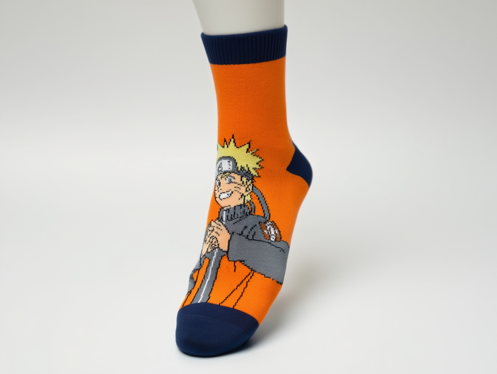 Naruto 3pc-Set - Boy's Anklet Socks - Multicolor