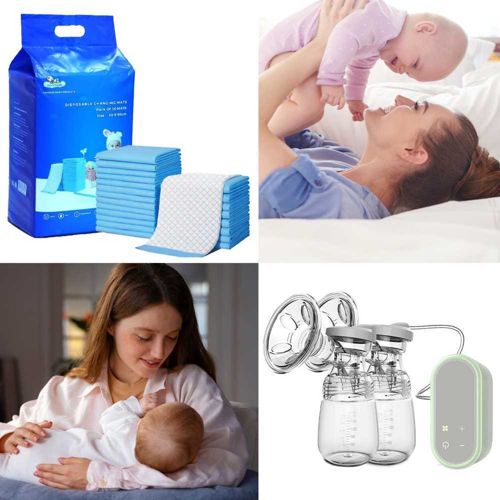 Cute 'n' Cuddle Electric Breast Pump With Baby Changing Mats
