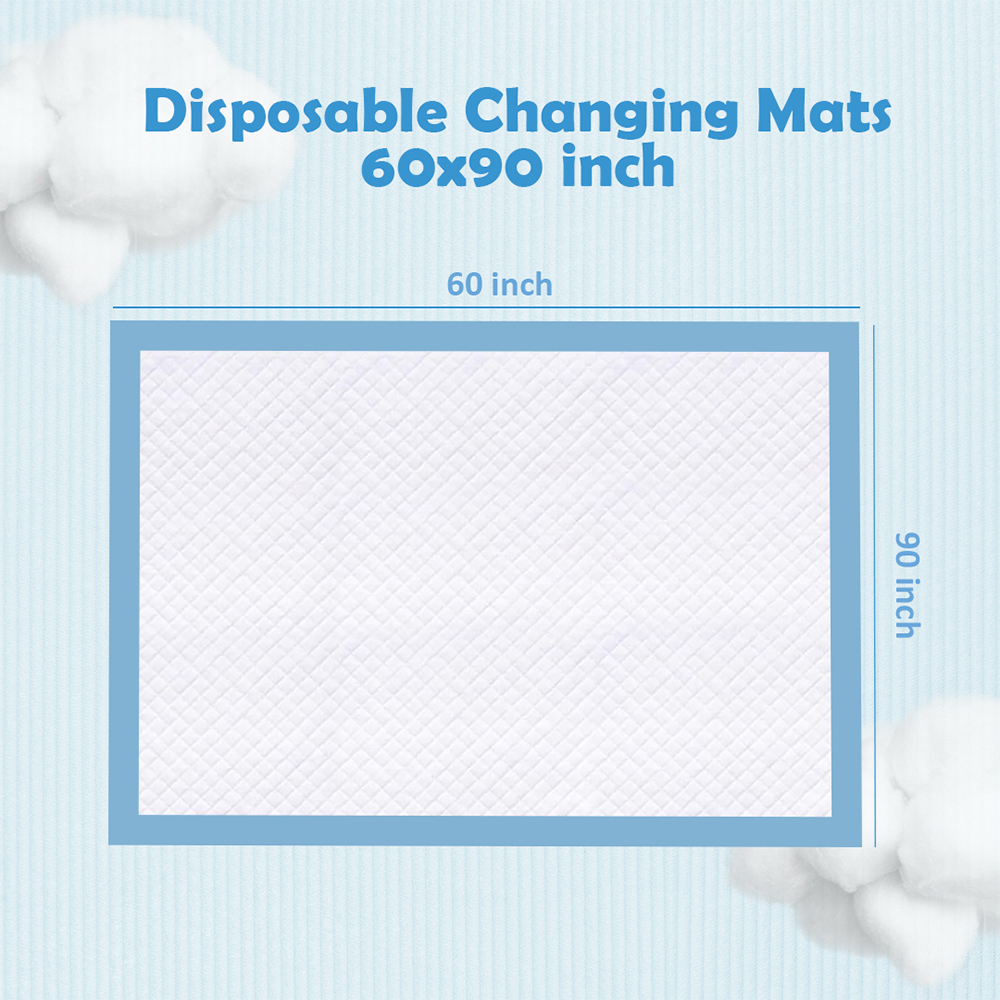 Cute 'n' Cuddle - Adult Disposable Bed Pads - Blue - 60 x 90 cm - Pack Of 270