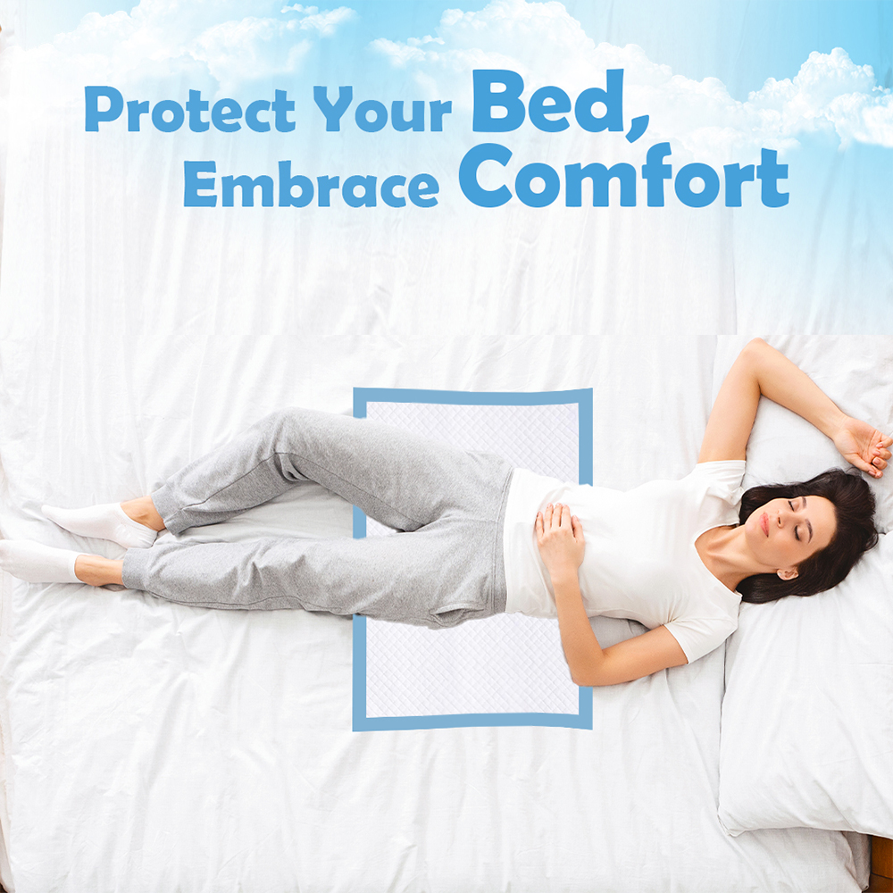 Cute 'n' Cuddle - Adult Disposable Bed Pads - Blue - 60 x 90 cm - Pack Of 270