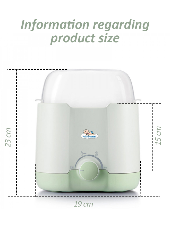 Cute 'n' Cuddle - Portable Electric Milk Warmer - Green