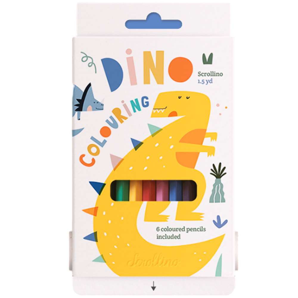 Scrollino - Colouring Kit - Dino