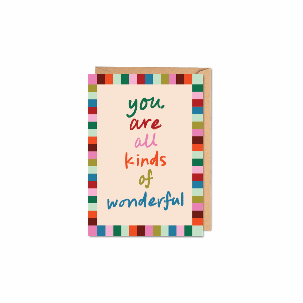 Good Tuesday - A6 Greeting Card With Envelope - All Kinds Of Wonderful