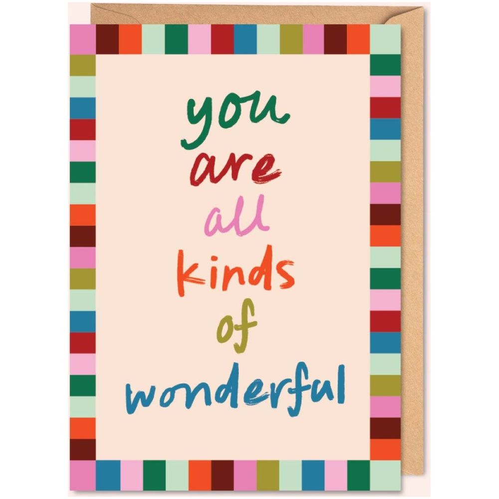 Good Tuesday - A6 Greeting Card With Envelope - All Kinds Of Wonderful