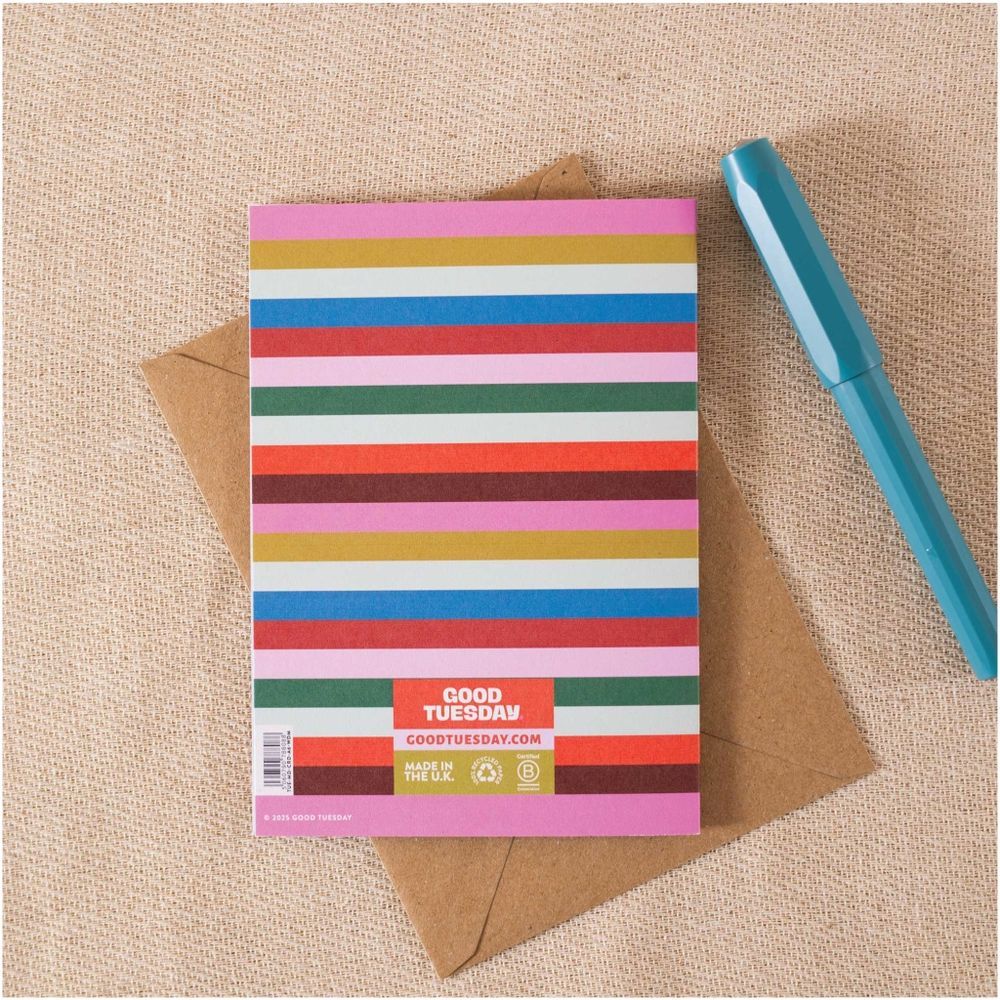 Good Tuesday - A6 Greeting Card With Envelope - All Kinds Of Wonderful