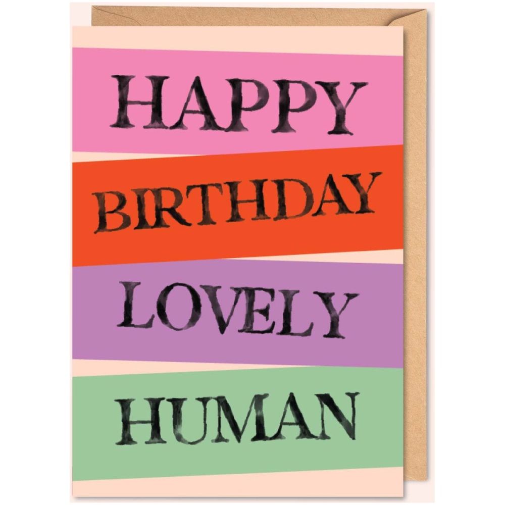 Good Tuesday - A6 Birthday Greeting Card With Envelope - Lovely Human