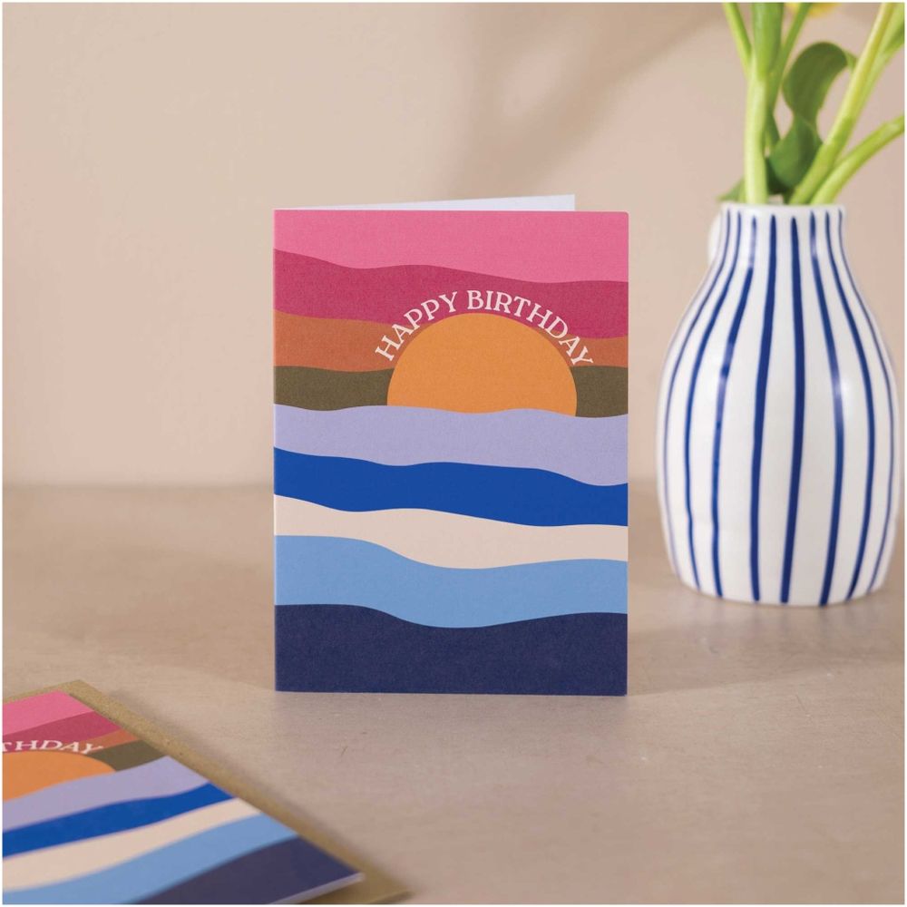 Good Tuesday - A6 Birthday Greeting Card With Envelope - Seascape