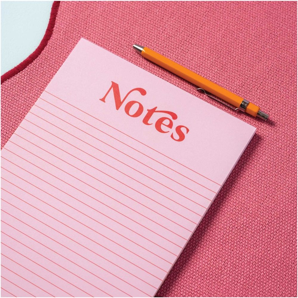Good Tuesday - A5 Notepad - Pink/Red