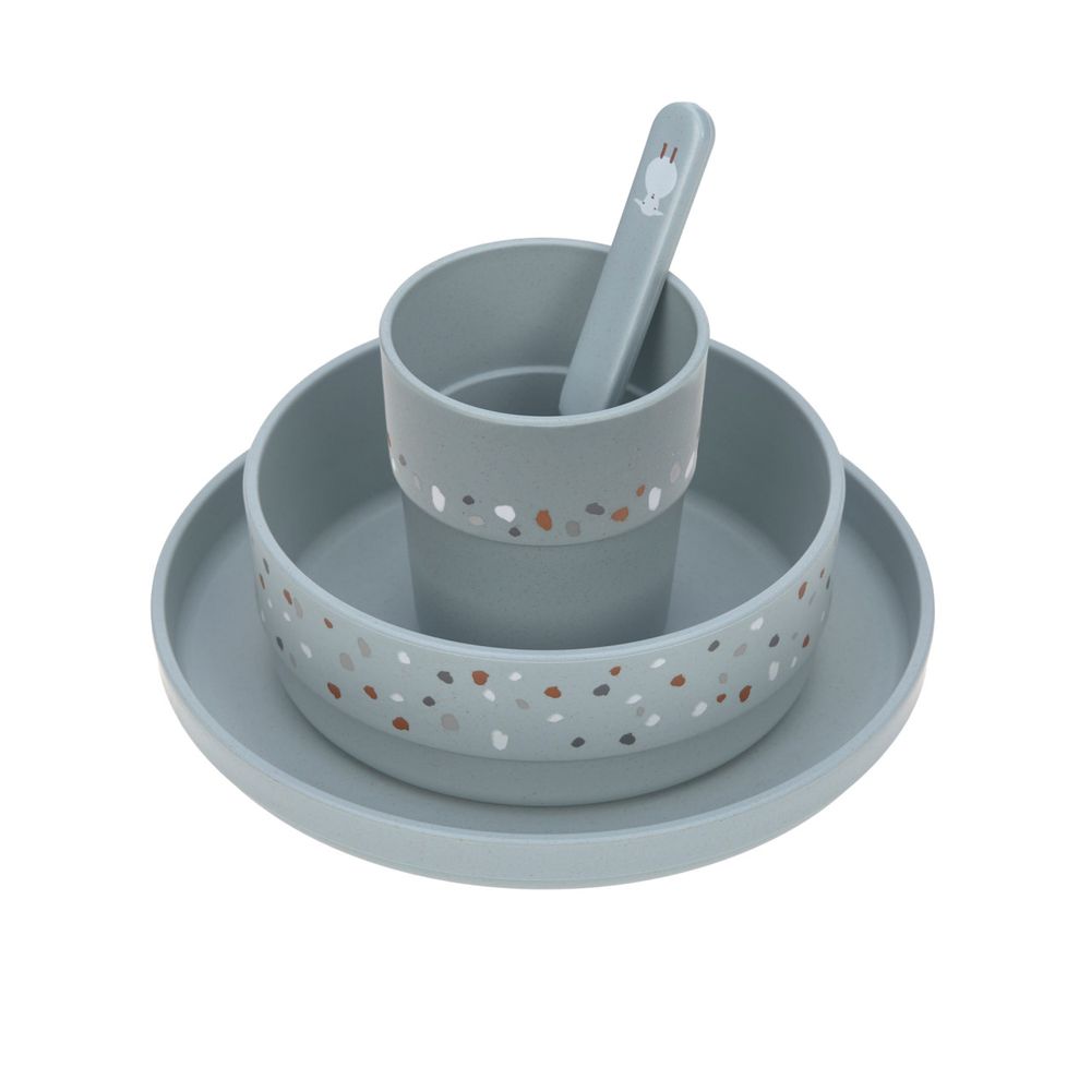 لاسيج - أدوات طعام تشكيلة تايني فارمر - خروف واوزة - 4 قطع