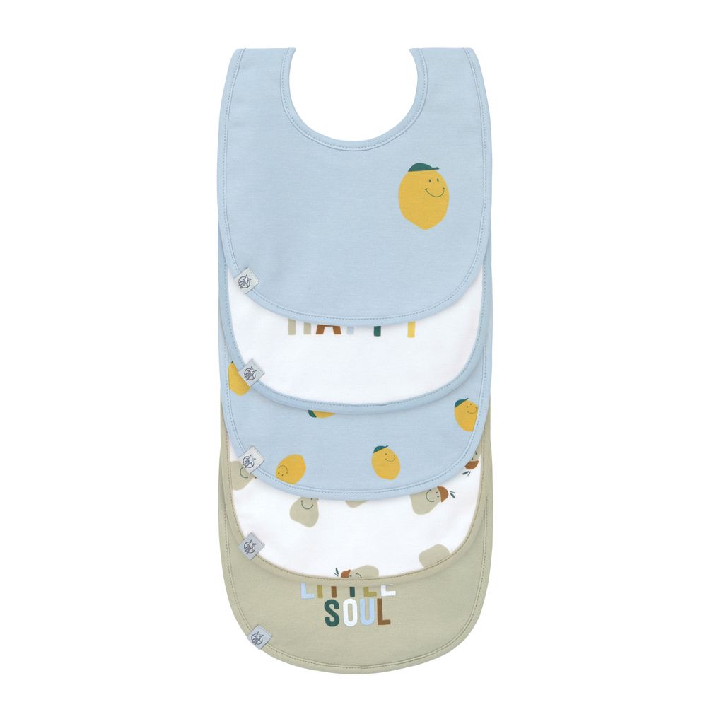 Lassig Happy Fruits Value Pack Bib - 5pcs