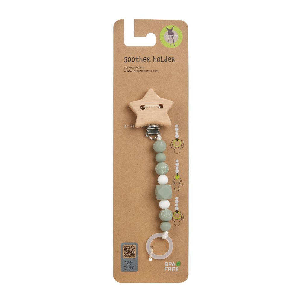 Lassig - Little Universe Collection Soother Holder - Star
