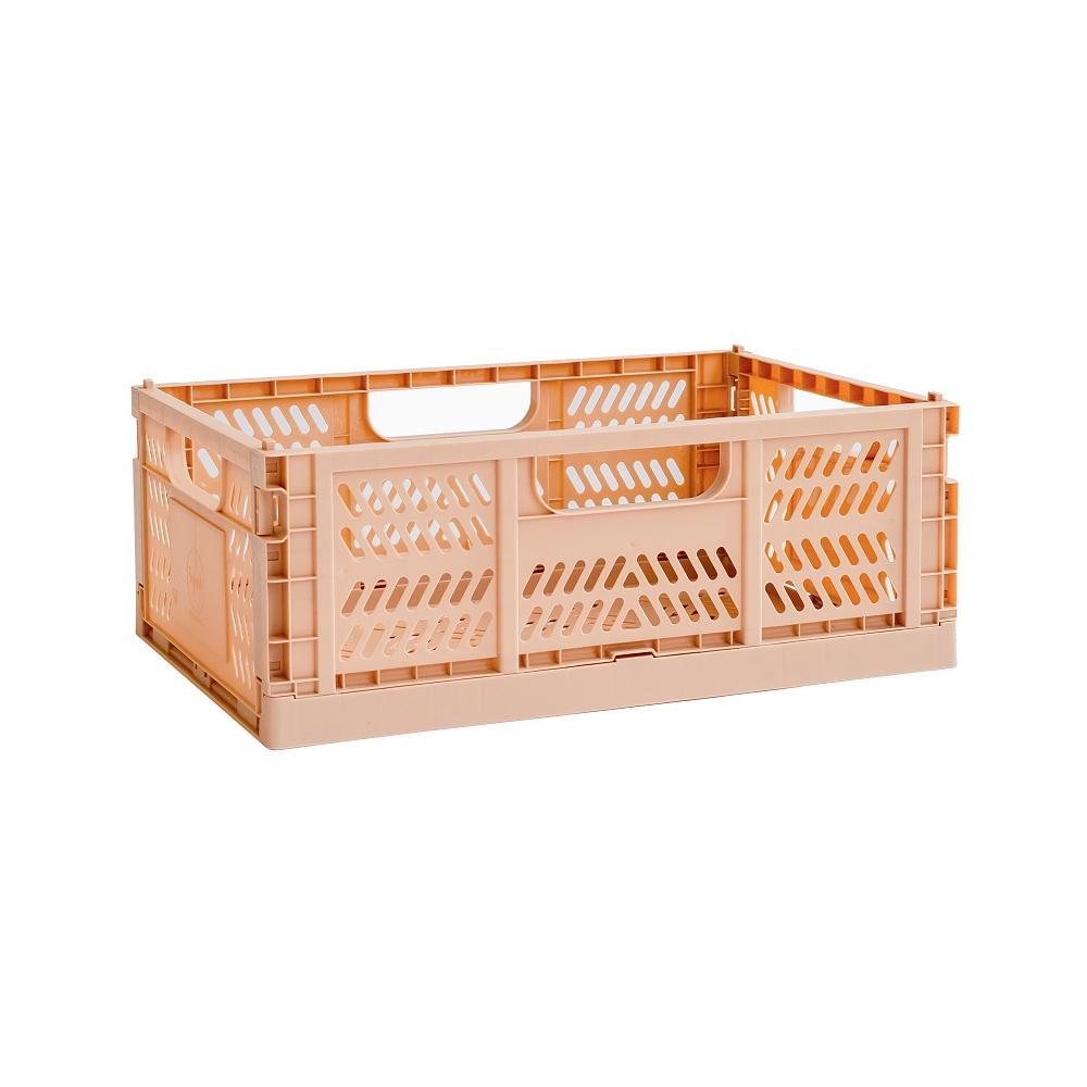 3 Sprouts - Modern Folding Crate - Large - Clay
