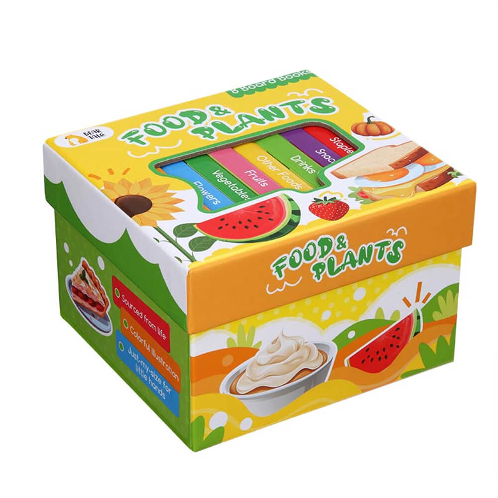 مجموعة كتب مصورة عن الطعام والنباتات - 8 كتب