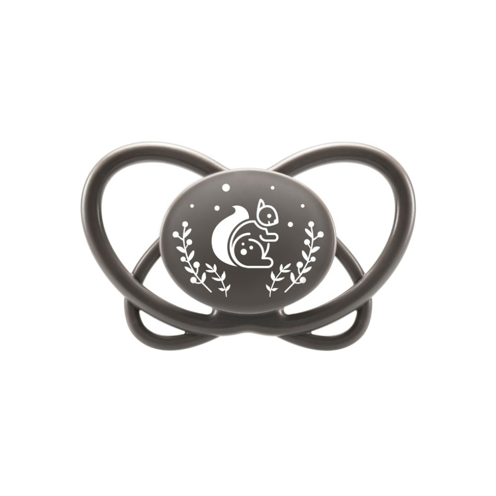 نيب لهاية الفراشة مع صندوق معقم (5-18) شهر- رمادي- عدد 2