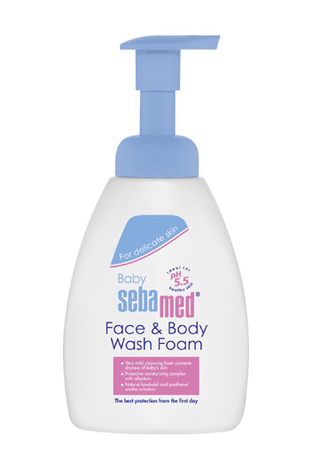 Sebamed Baby Face & Body Wash Foam - 400 ml
