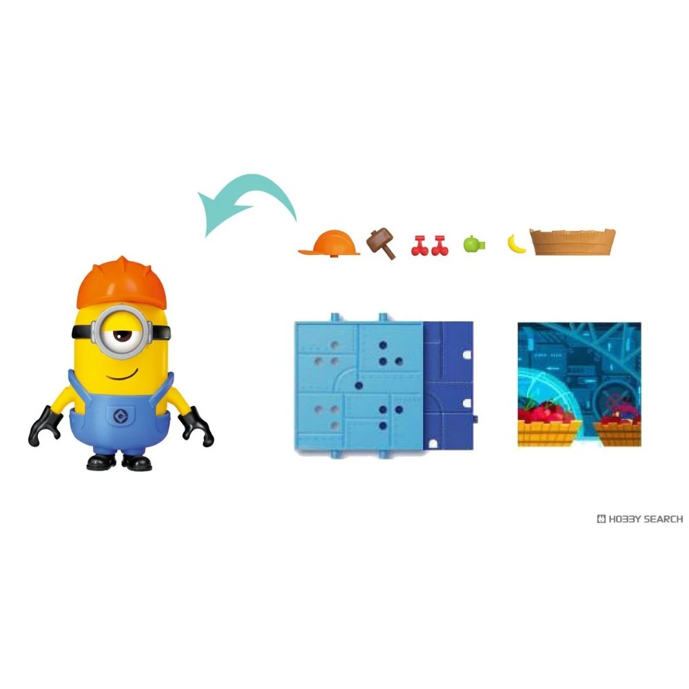 Blokees - Buildable Despicable Me Stuart with Hammer Action Figure - 1pc