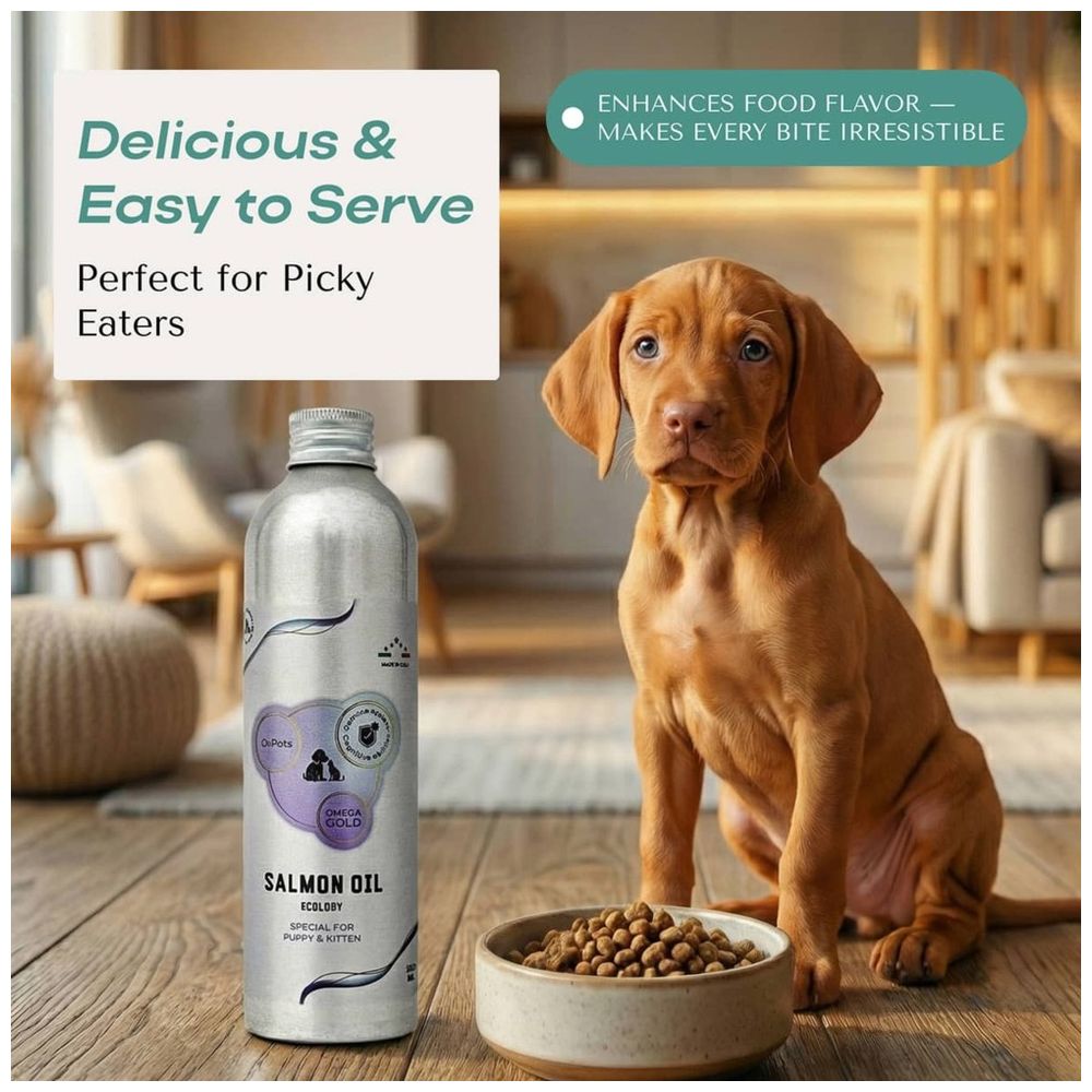 أو2 بيتس - زيت السلمون النرويجي أوميجا جولد للجراء والقطط الصغيرة