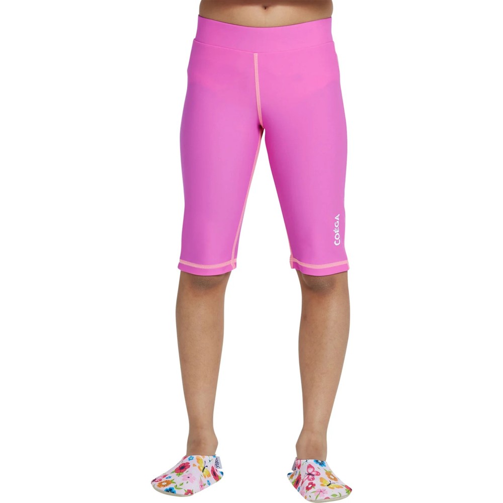 Coega Sunwear - Girl's Long Swim Shorts - Pink