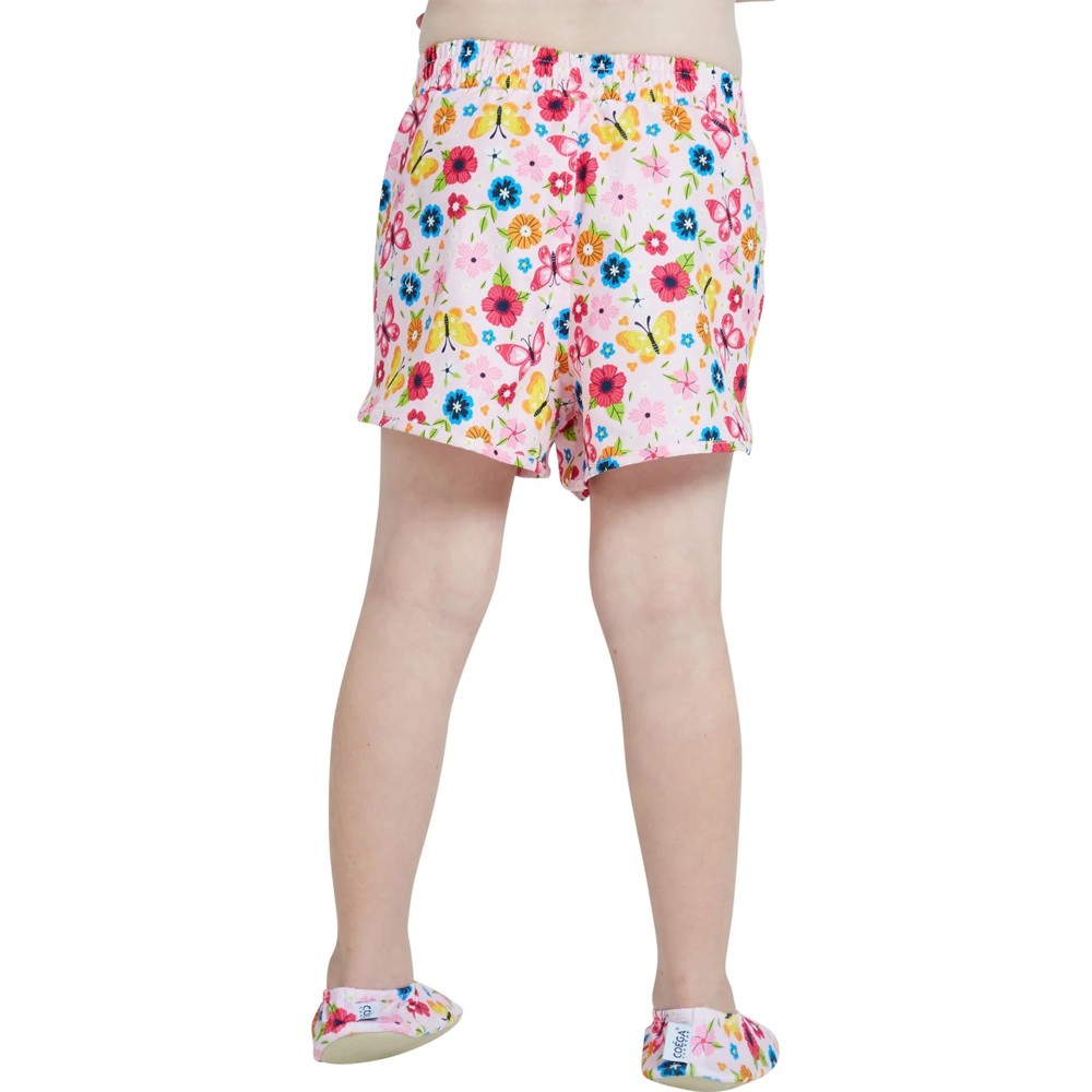 Coega Sunwear - Girl's Boardshorts - Pink Rosey Flowers