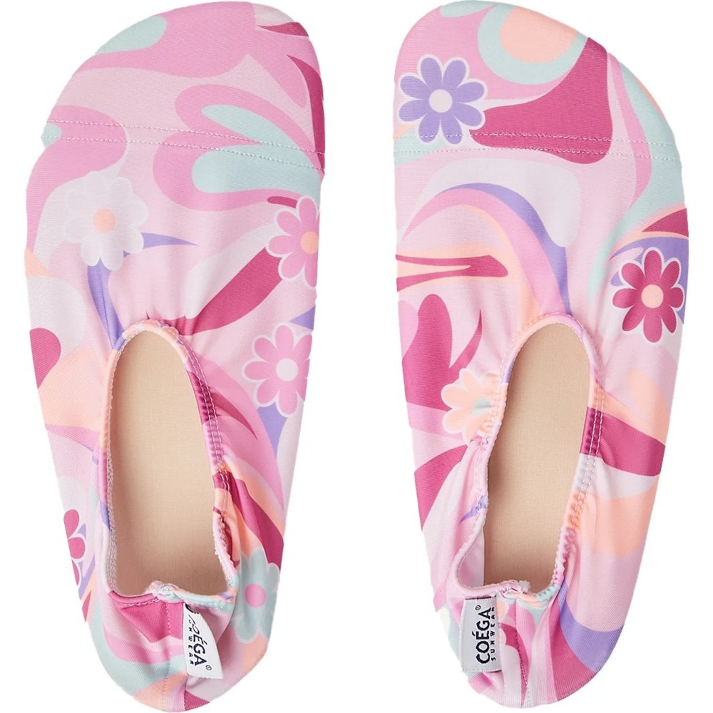 Coega Sunwear - Girl's Pool Shoes - Purple Groovy Splashes